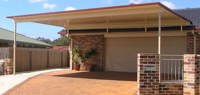 Flat Roof Carport