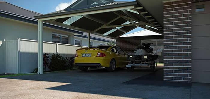 Dutch Gable Roof Carport